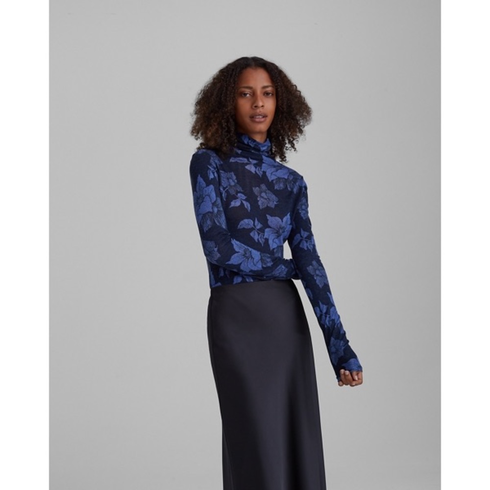 Floral Julie Turtleneck